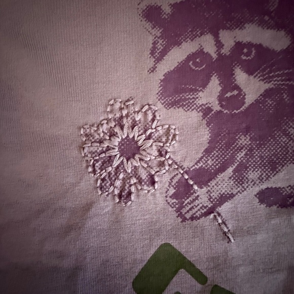 NWOT Coach Women’s Green is Groovy Organic Cotton T-Shirt - Picture 2 of 5